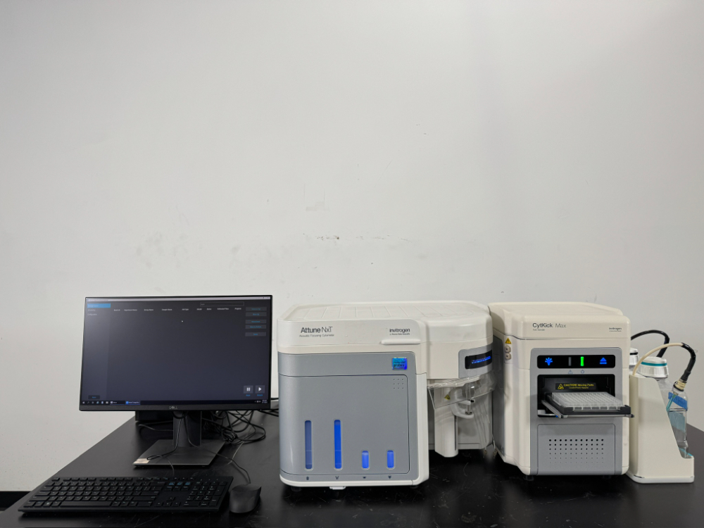 Image of Invitrogen Attune NxT Acoustic Focusing Cytometer W/ CytKick Max Auto Sampler